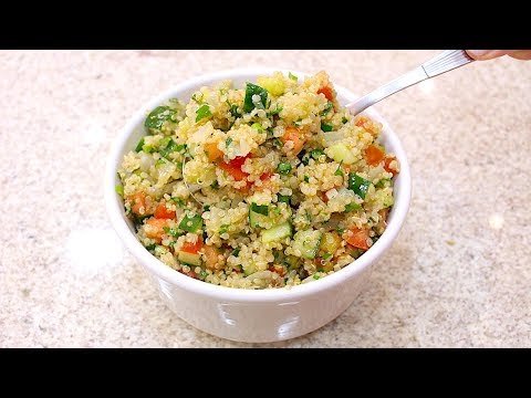 SALADA DE QUINOA - REFEIÇÃO COMPLETA - FÁCIL - RÁPIDA - DELICIOSA -  REFRESCANTE - Isamara Amâncio