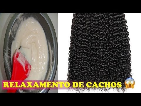 MELHOR RELAXAMENTO CASEIRO + BRILHO PARA CABELOS CRESPOS CACHEADOS E DESCOLORIDOS😱