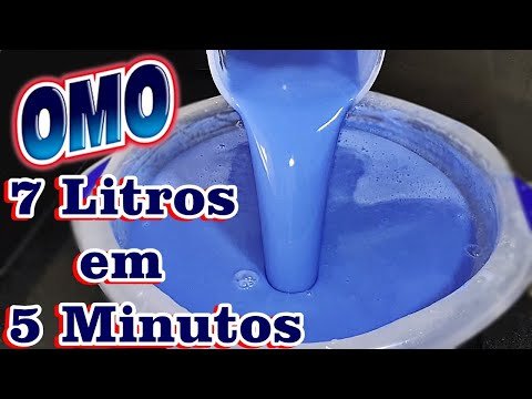 SABÃO OMO LÍQUIDO - 7 LITROS EM 5 MINUTOS