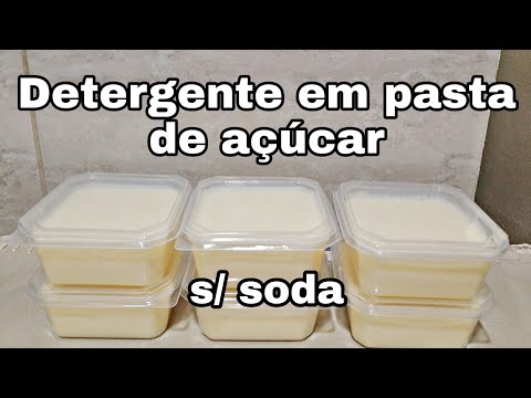DETERGENTE EM PASTA DE AÇÚCAR super potente s/soda ótimo pra venda