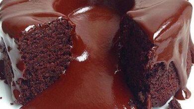 receita de bolo vulcão funcional de chocolate a