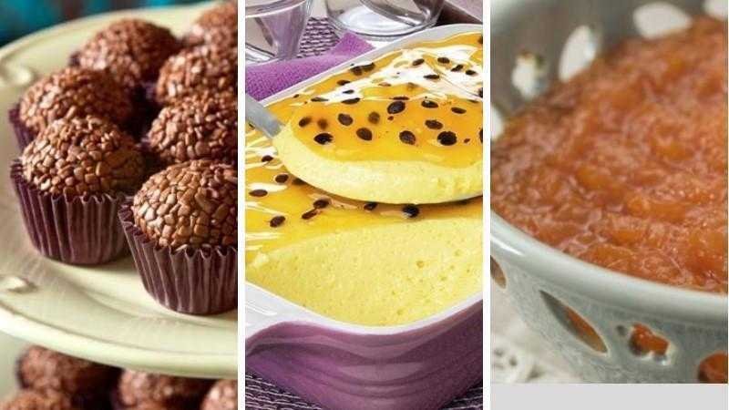 17 receitas de doces fáceis de fazer