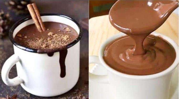 chocolate quente com maizena de liquidificador