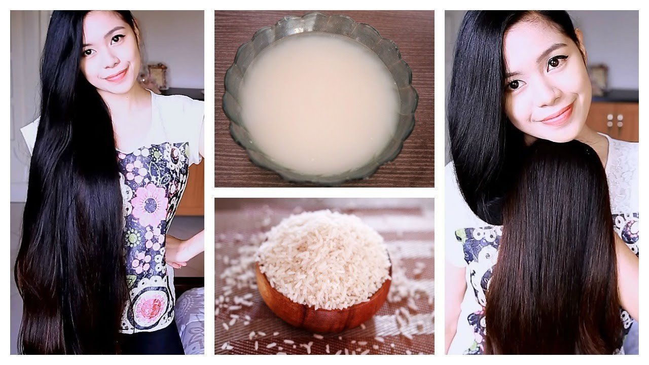 receita de água de arroz para fazer o cabelo crescer mais rápido