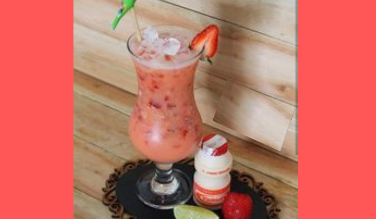 caipiroska de yakult com morango