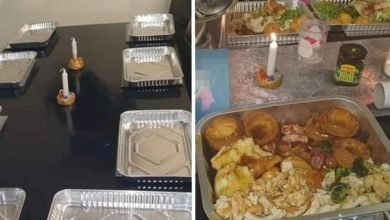 “preguiçoso”: pai é criticado por colocar pratos descartáveis ​​na ceia