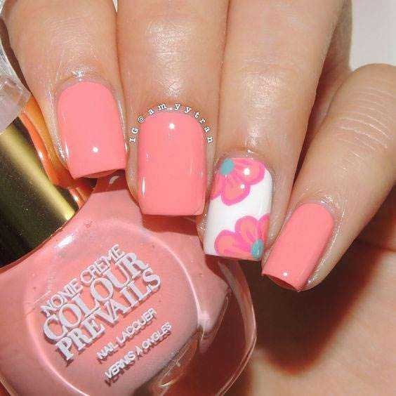 80 fotos de unhas bonitas decoradas em cor de rosa 28