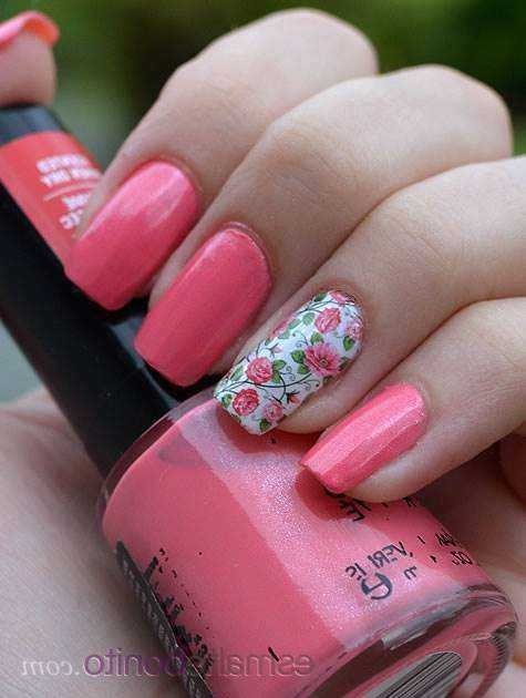 80 fotos de unhas bonitas decoradas em cor de rosa 41