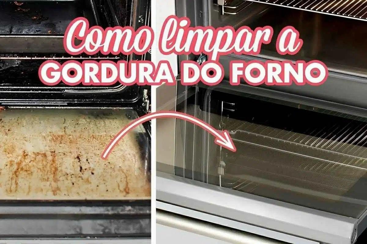 meu forno engordurado ficou novinho depois que fiz isso