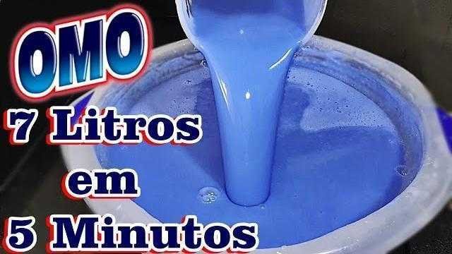 sabão omo líquido 7 litros em 5 minutos