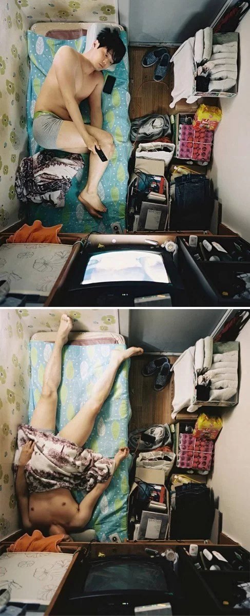 Fotografo retrata a realidade das pessoas que moram em apartamentos