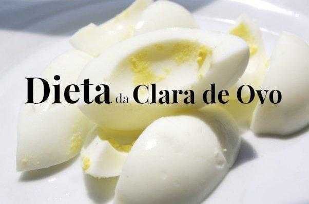 Clara de ovo ajuda na perda de peso