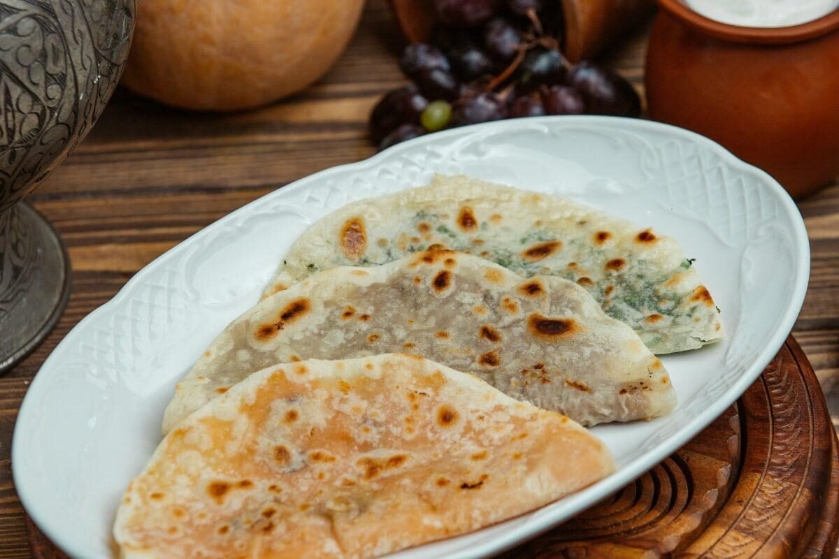 receita de pão sírio recheado com carne gutab mista em