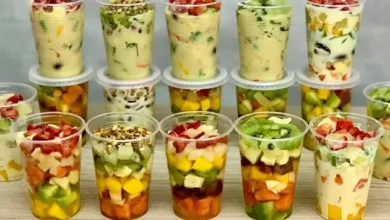salada de frutas no copo