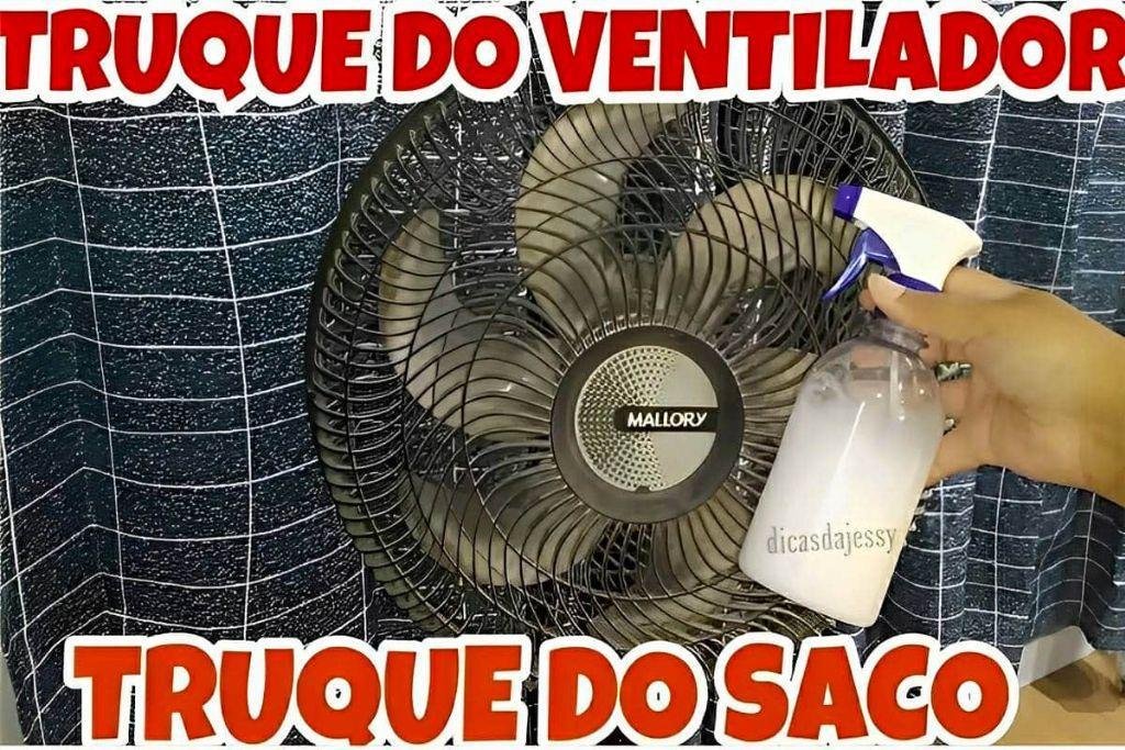 Misturinha caseira para limpar ventilador ele ficou bem limpo e muito mais potente