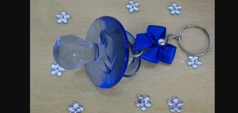 acrilico para lembrança de chá de bebe