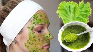 Máscara facial antirrugas de alface — Bau das DICAS