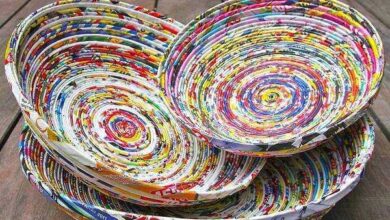 28 Ideias de Artesanato com Folhas de Revista — Bau das DICAS