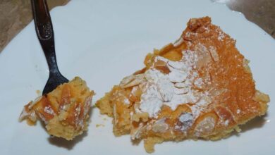 Tarte de amêndoa e limão delicioso — Bau das DICAS