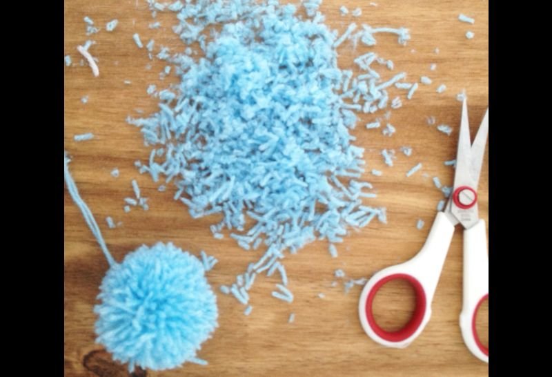 Dicas de Chaveiro de Pompom de Lã Dicas de Chaveiro de Pompom de Lã