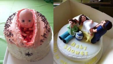 Os 14 Bolos de Chá de bebê mais bizarros que você verá na vida — Bau das DICAS