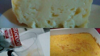 Bolo Bombocado Cremoso de liquidificador — Bau das DICAS