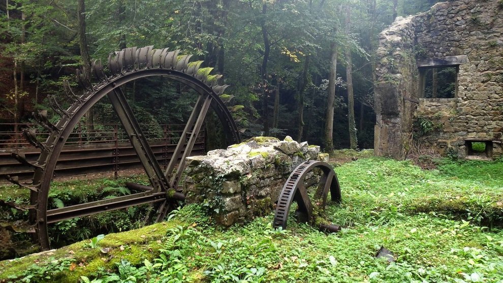 moinho abandonado, França 