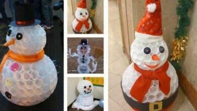 Como fazer Boneco de Neve com Copos Descartáveis — Bau das DICAS