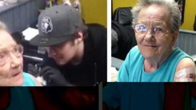 Idosa de 79 anos foge de abrigo dos idosos para fazer sua primeira tatuagem