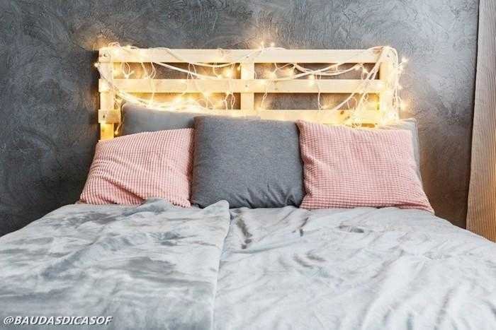 Ideias belíssimas com paletes para decorar o quarto 11