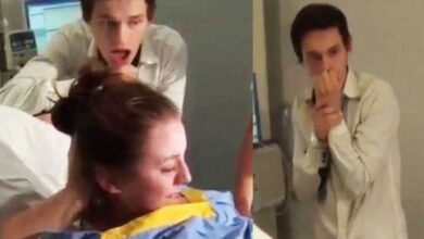 A reação deste jovem ao assistir um parto vai fazer você rir muito — Bau das DICAS