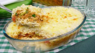 Arroz no Forno com Atum