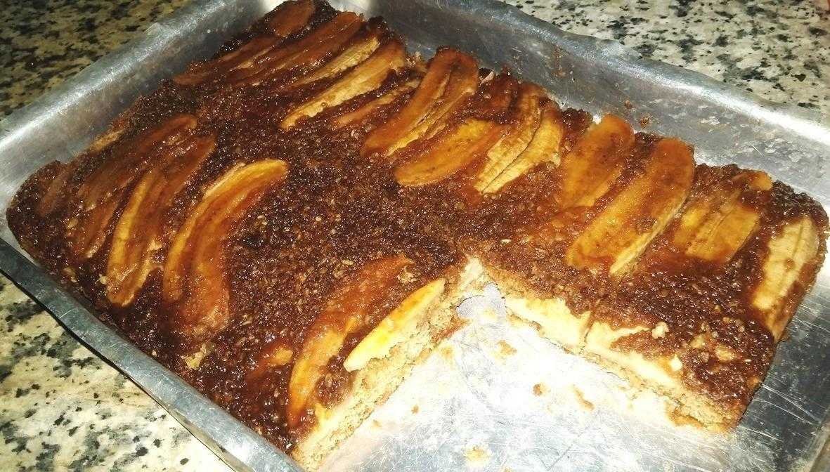 Bolo integral de banana