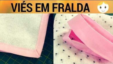 Como colocar viés de tecido em fralda — Bau das DICAS