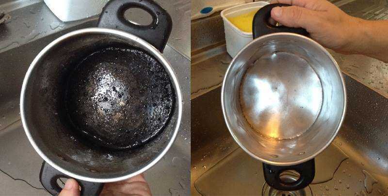 Receita caseira para limpar panelas queimadas