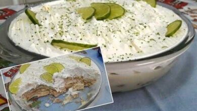 Receita de pavê de limão — Bau das DICAS