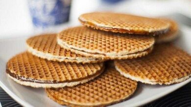 Receita de waffles holandeses