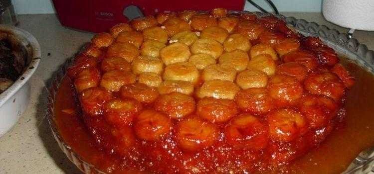 receita de torta de banana caramelizada tradicional