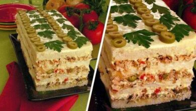 Torta fria de frango, massa leve e recheio maravilhoso de frango