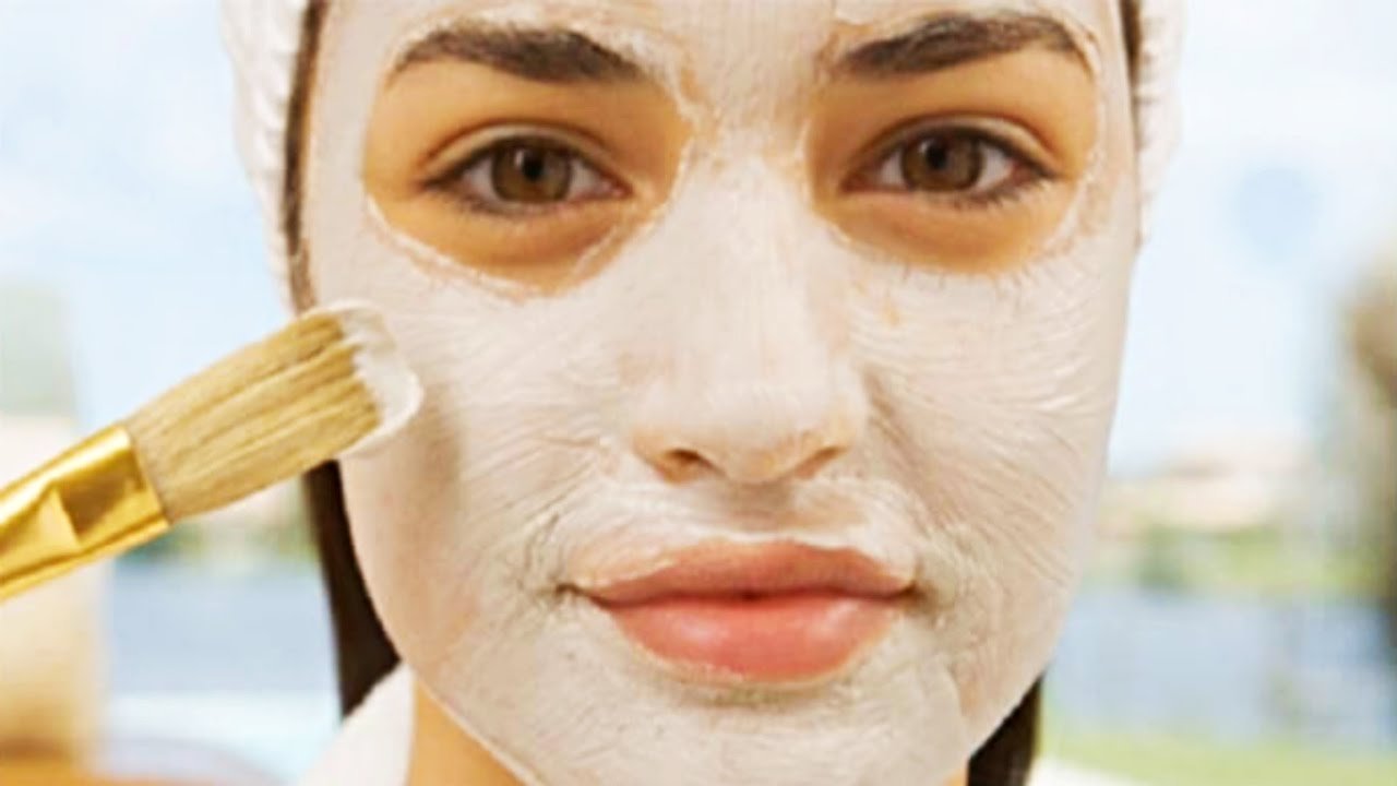 Máscara facial com bicarbonato e vinagre