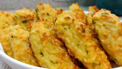 Bolinho de arroz assado com Creme de leite