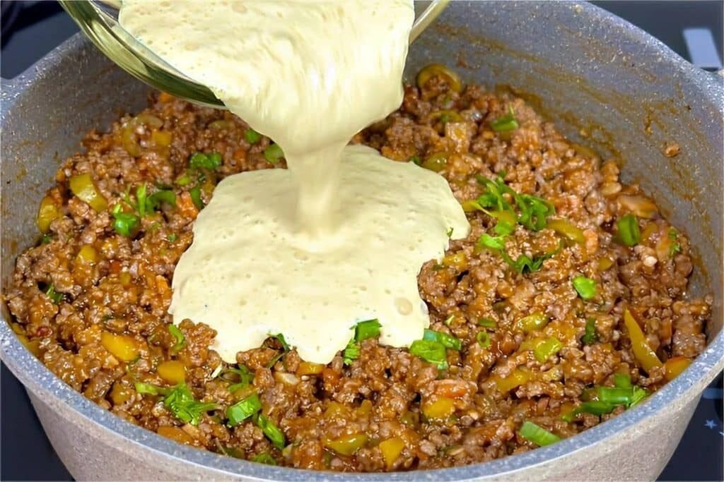 Fricassê de Carne moída fácil e saboroso