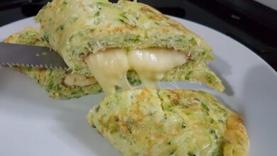 rocambole de abobrinha