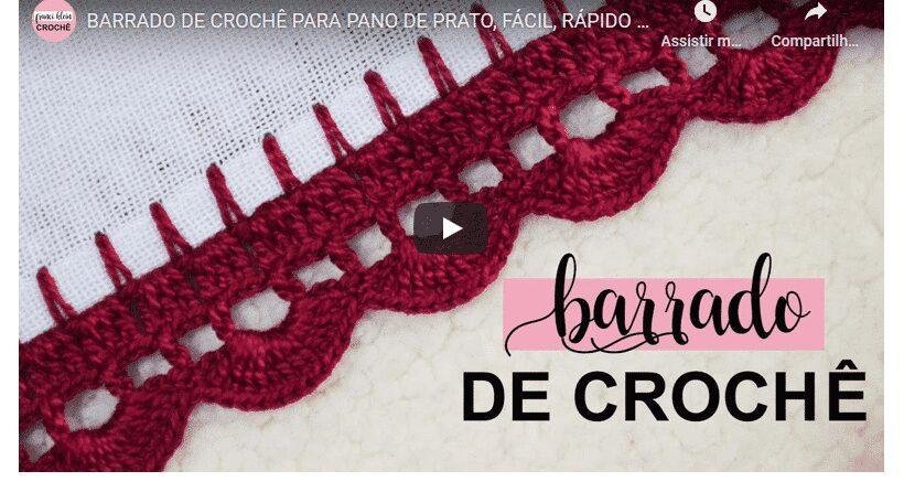 Barrado de Crochê Para Iniciantes – Simples e Fácil