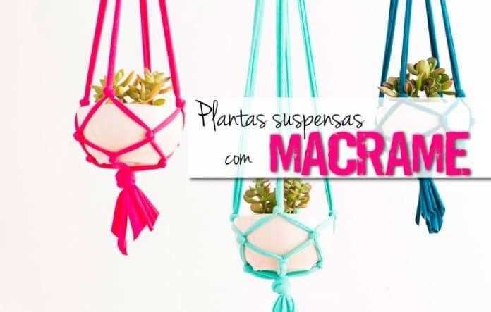 Como Fazer um Suporte para Plantas em Macramê