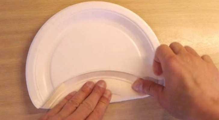 como transformar um prato de papel numa simples