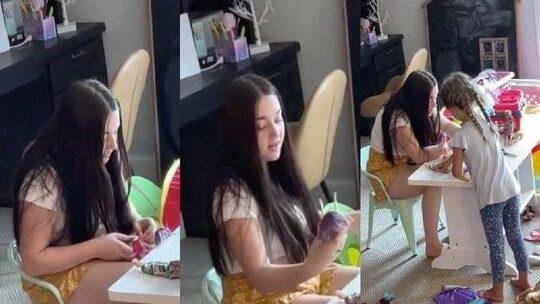 Mulher grava o que a babá fazia com sua filha e fica em choque com o que vê na câmera
