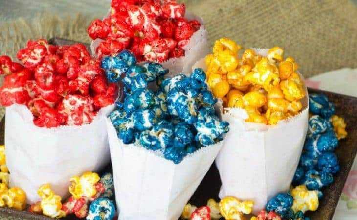 Pipoca doce colorida deliciosa | Bau das DICAS