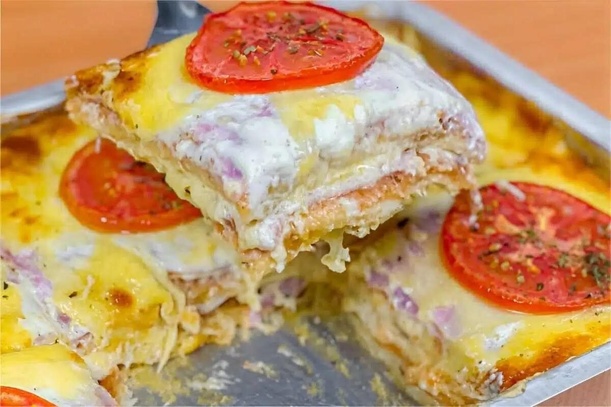 Bauru de forno com pão de forma: um lanche prático e delicioso para toda a família