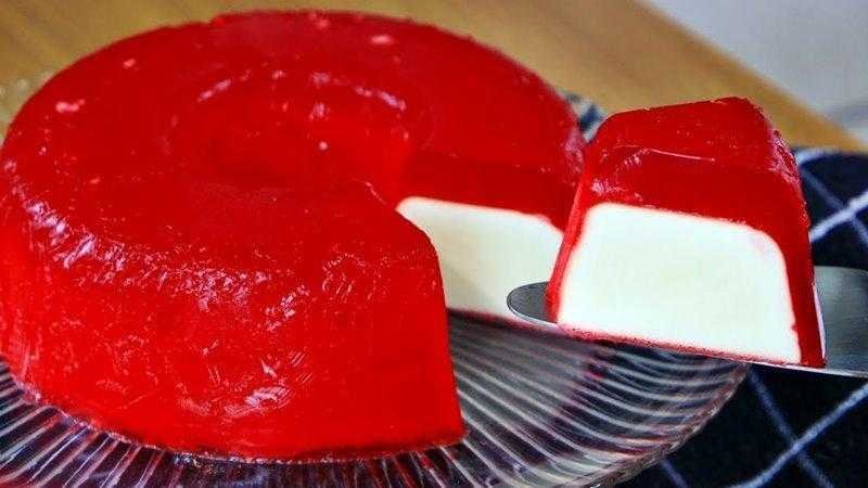 Receita de gelatina recheada